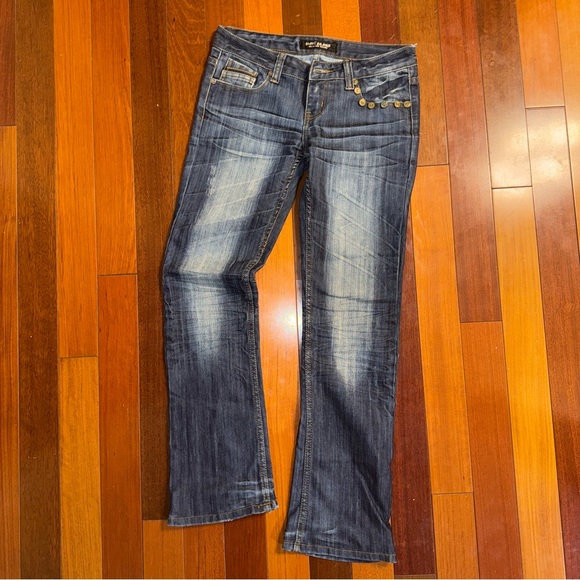 Women's Blue Denim Jeans - Picture 2 of 4